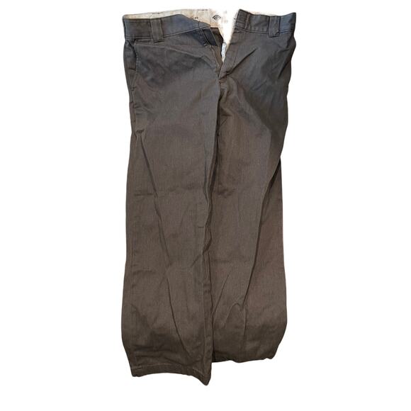 Dickies Regular Fit Gray Chino Work pants Mens 36x30 - Picture 1 of 5